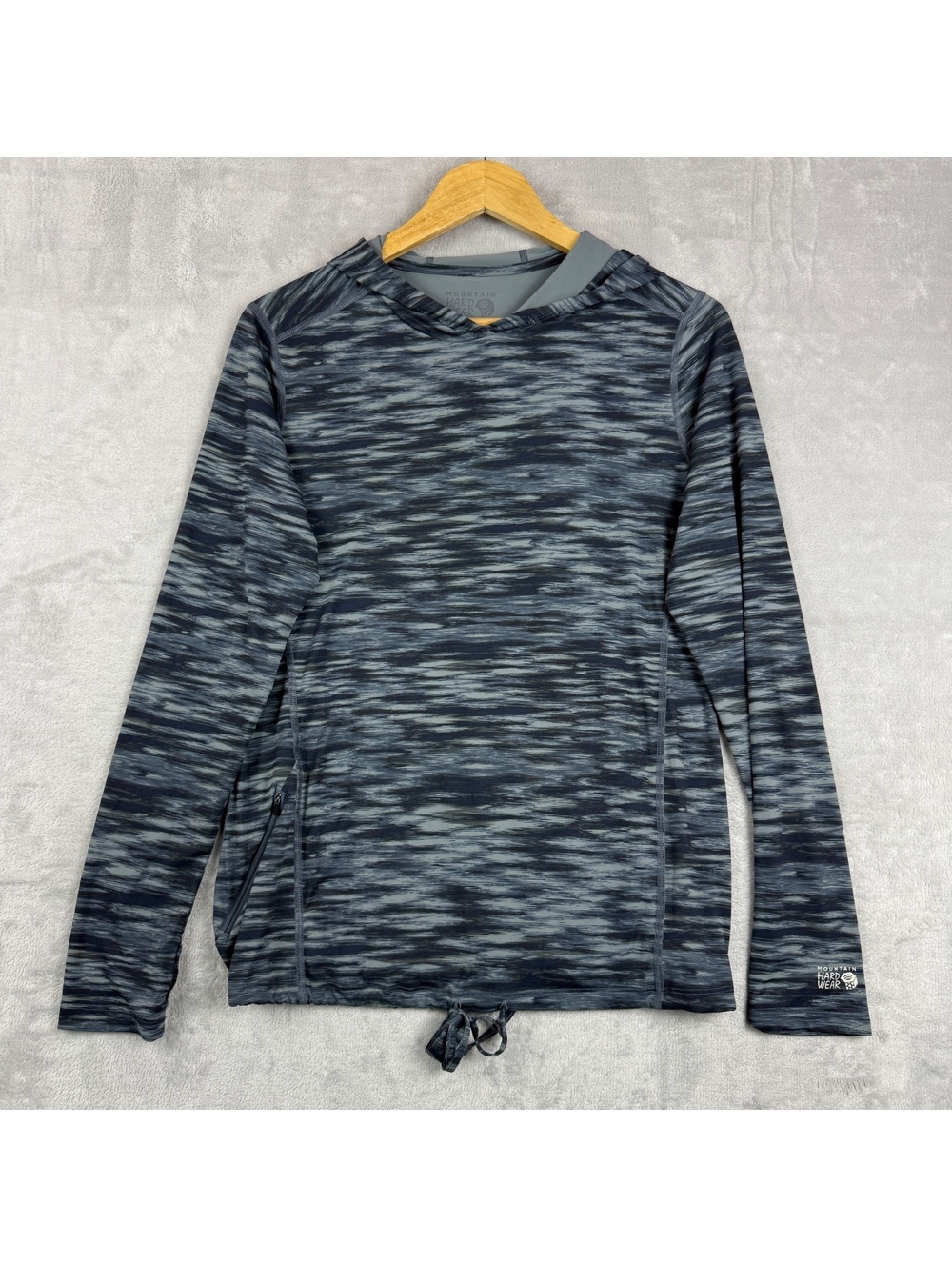 Mountain Hardwear Crater Lake Hoody Women M Space Dye Lightweight Gorpcore Layer